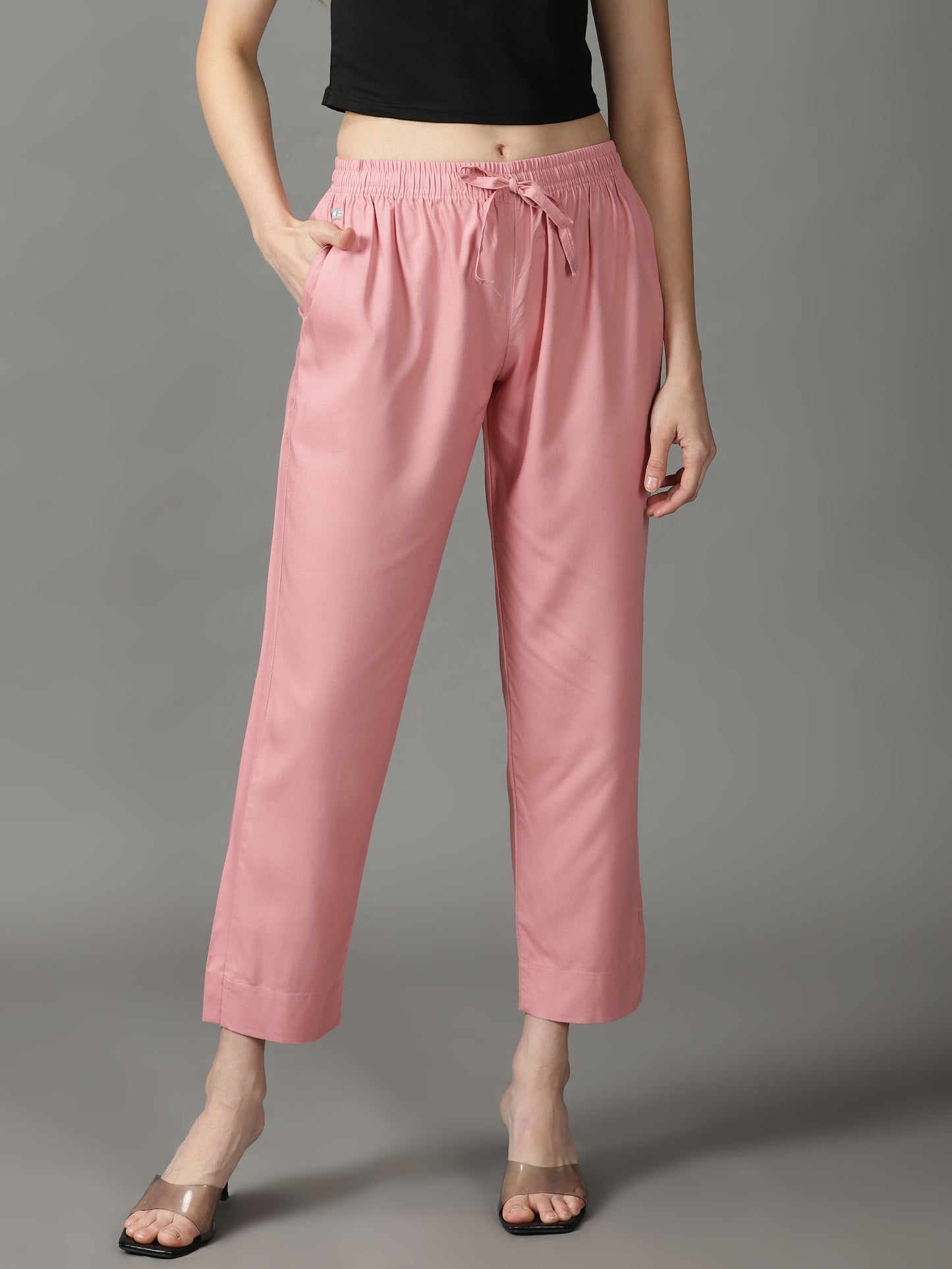 Peach Palazzo Pants