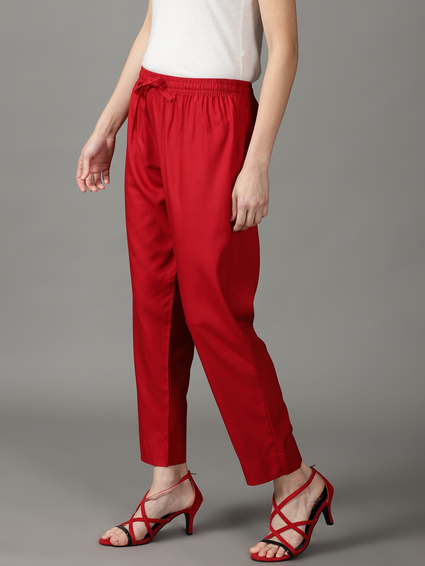 Red Palazzo Pants