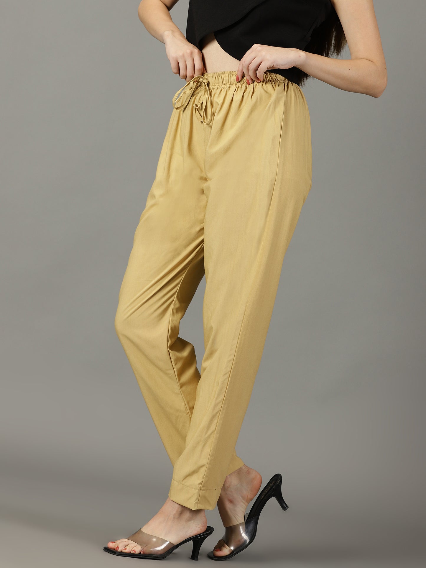 Beige Palazzo Pant