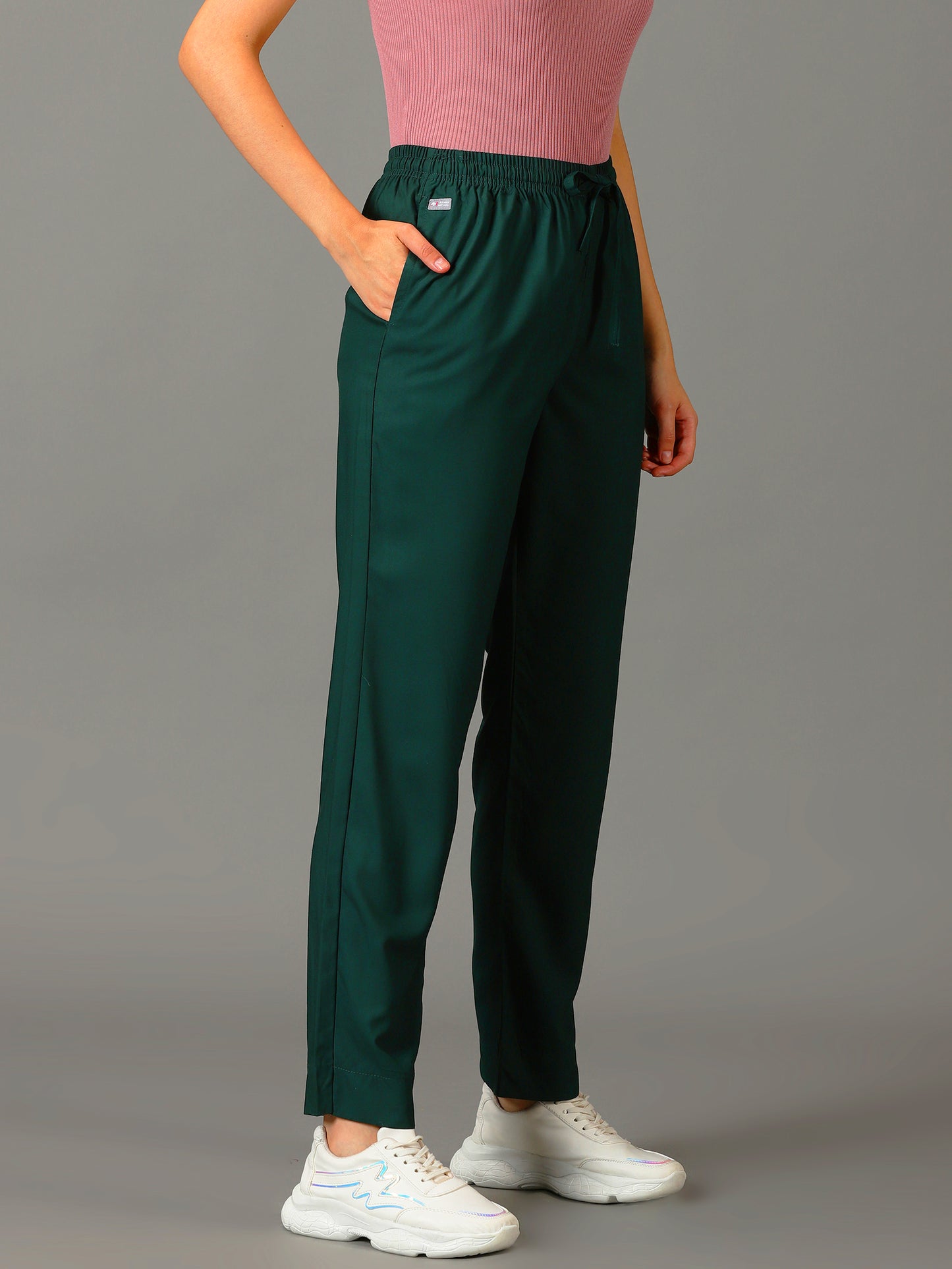 Bottle Green Palazzo Pants