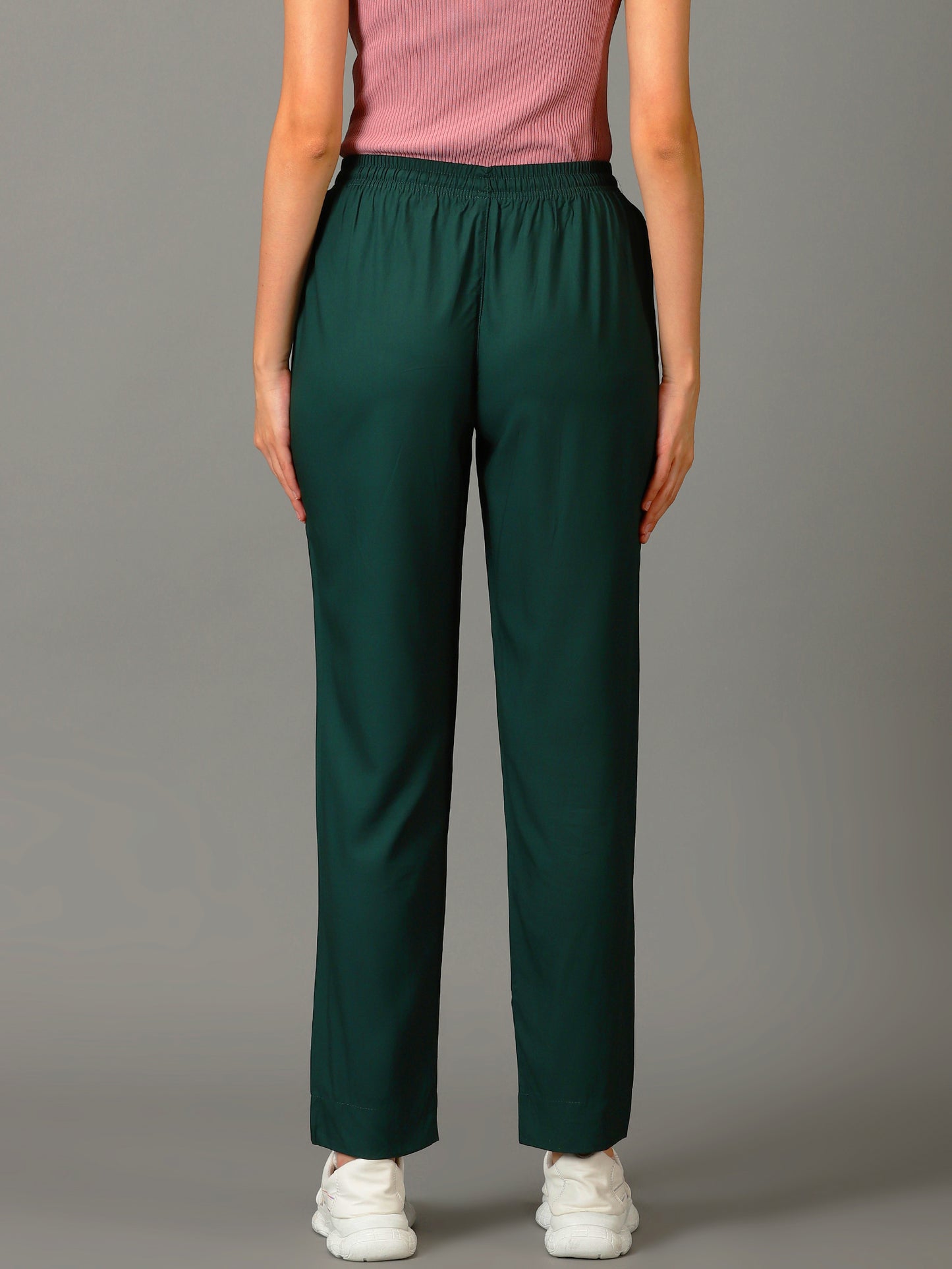 Bottle Green Palazzo Pants