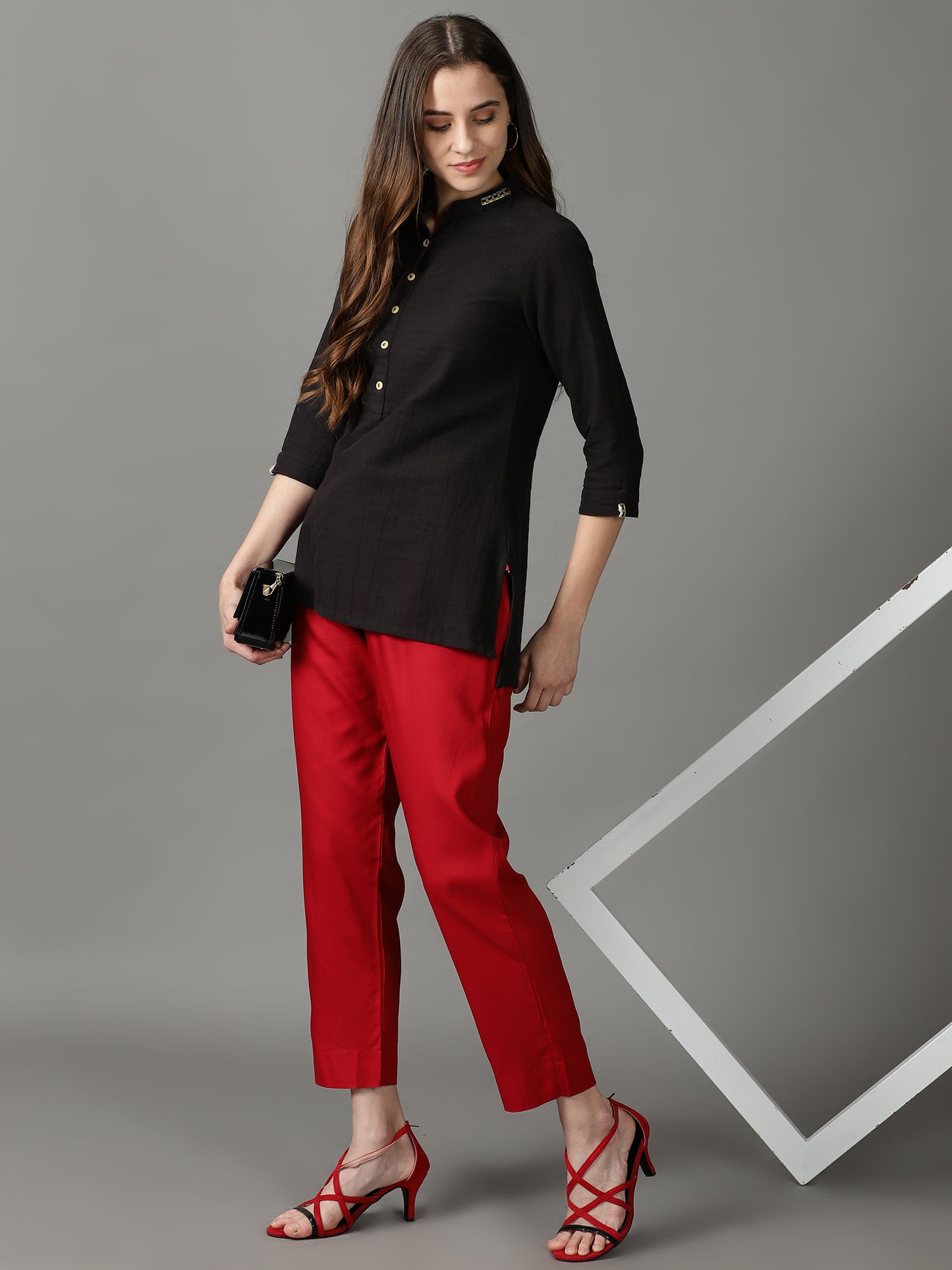 Red Palazzo Pants