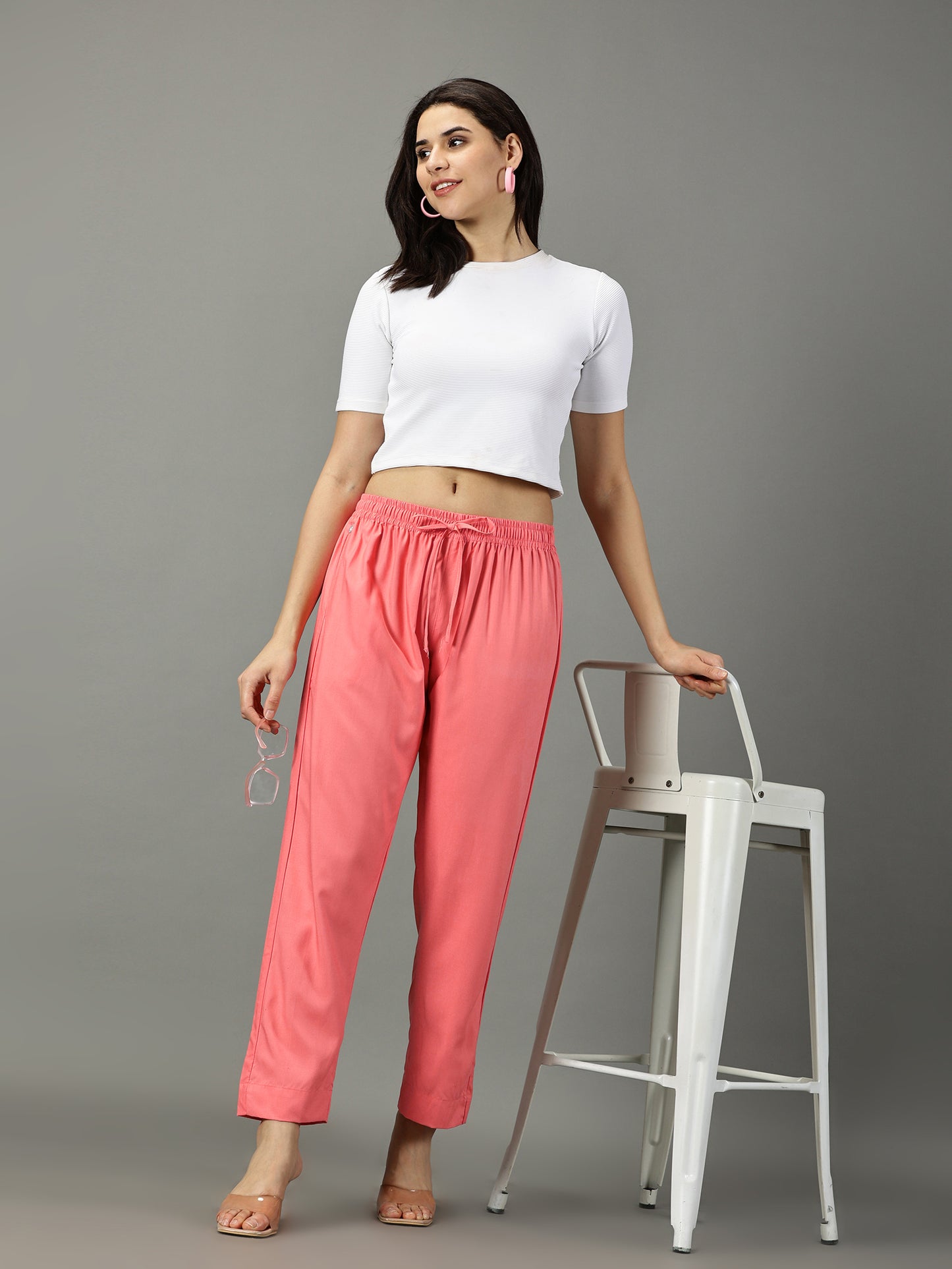 Coral Palazzo Pant