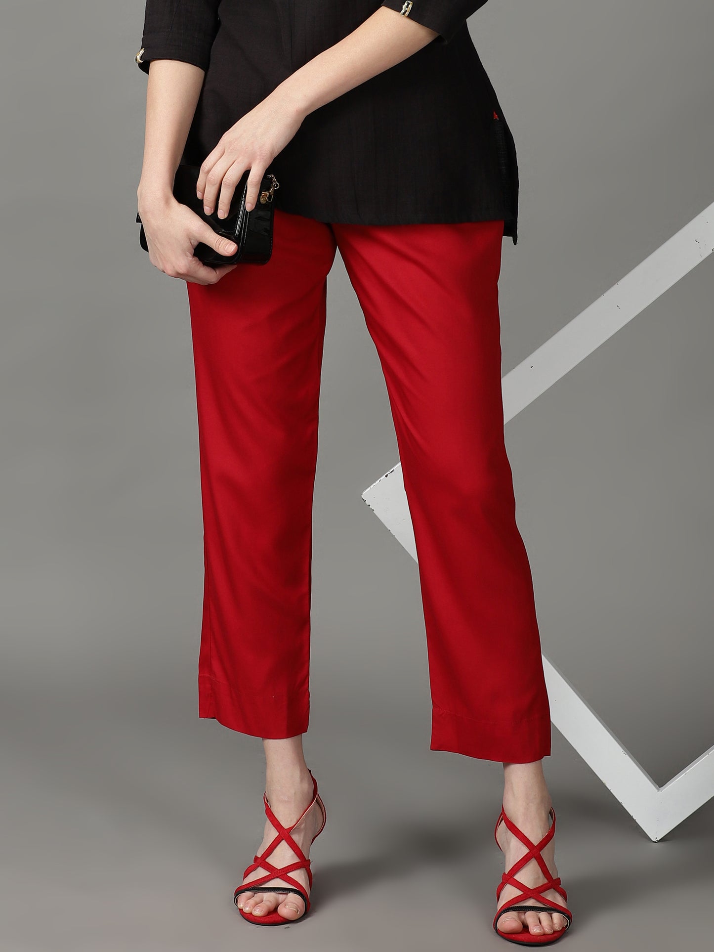 Red Palazzo Pants