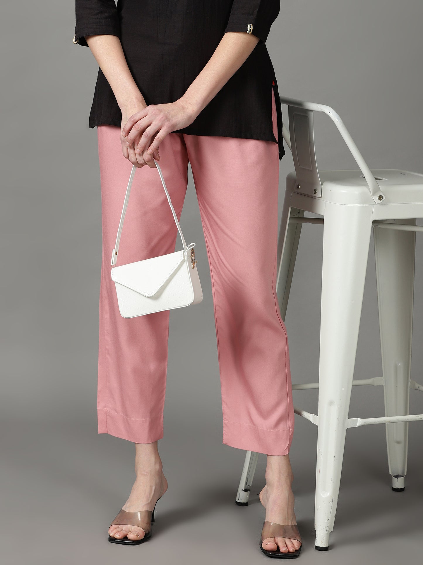 Peach Palazzo Pants