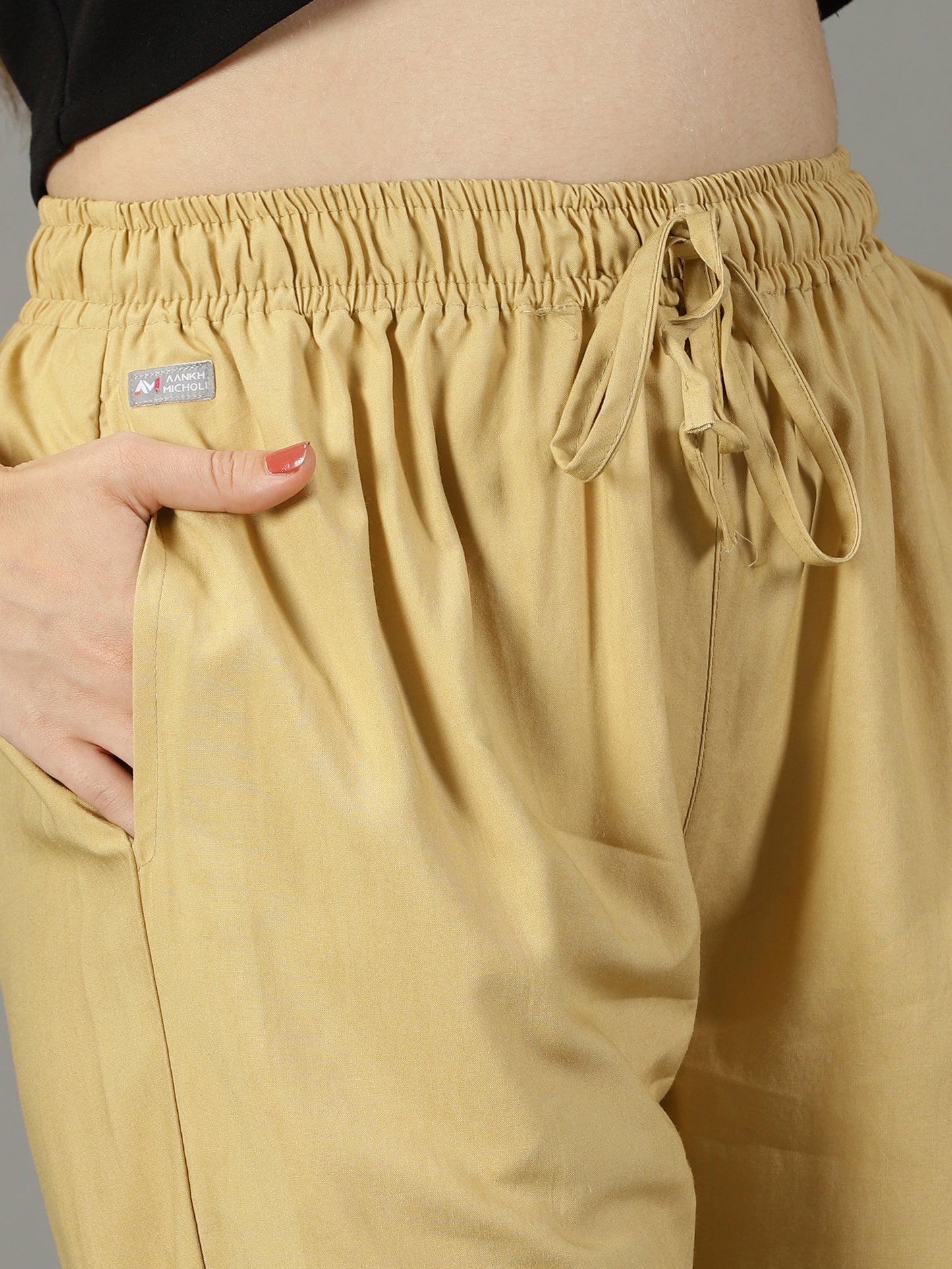 Beige Palazzo Pant